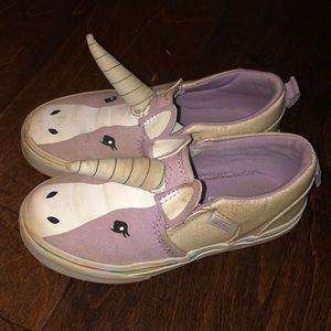 Girls size 11.5 good used condition unicorn Vans